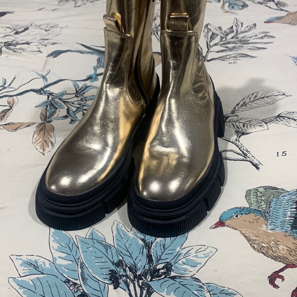 Gold Women's Boots